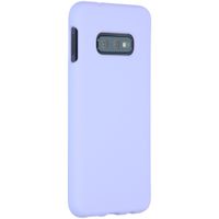 Accezz Coque Liquid Silicone Samsung Galaxy S10e - Violet