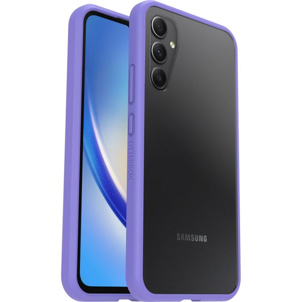 OtterBox Coque arrière React Samsung Galaxy A34 (5G) - Transparent / Violet