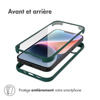 Accezz Coque de protection intégrale à 360° iPhone 14 Plus - Vert