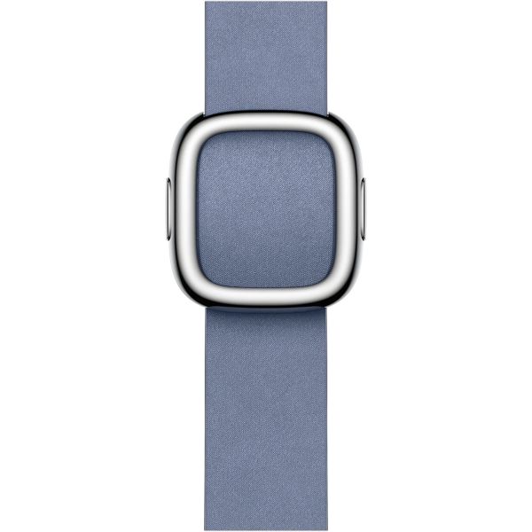 Apple Modern Buckle FineWoven Apple Watch Series 1 t/m 9 / SE (38/40/41 mm) | Series 10 / 11 (42 mm) - Taille M - Lavender Blue