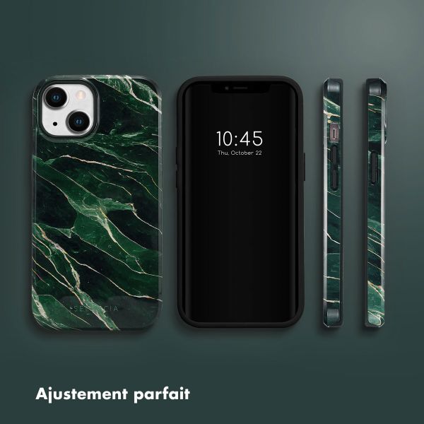 Selencia Coque arrière Vivid Tough iPhone 14 - Chic Marble Quartz