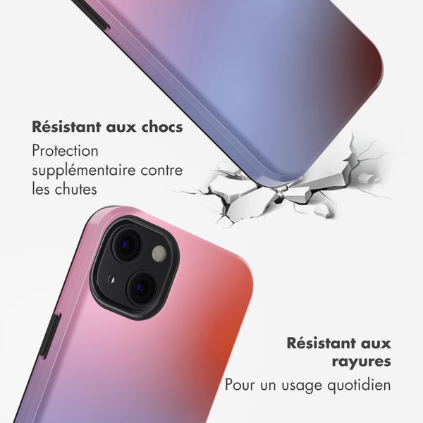 Selencia Coque arrière Vivid avec MagSafe Apple iPhone 13 - Gradient Soft Blush