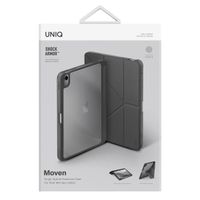 Uniq Étui Moven Apple iPad 11 (2025) 11 pouces A16 / iPad 10 (2022) 10.9 pouces - Charcoal