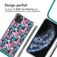 imoshion Coque Design avec cordon Apple iPhone 11 Pro Max - Jellyfish Watercolor