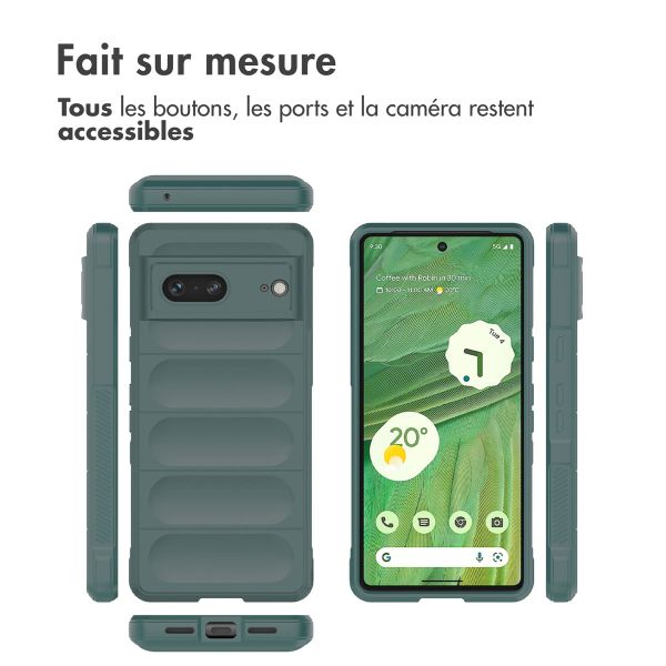 imoshion Coque arrière EasyGrip Google Pixel 7 - Vert foncé