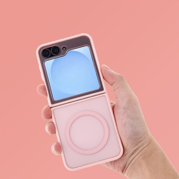 imoshion Coque Color Guard avec MagSafe Samsung Galaxy Z Flip 7 FE - Rose