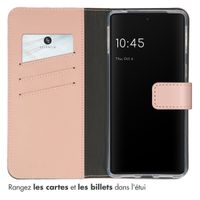 Selencia Étui de téléphone portefeuille en cuir véritable Google Pixel 7 Pro - Dusty Pink