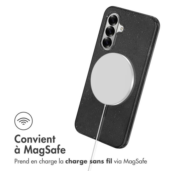 imoshion Coque Pailletée avec MagSafe Samsung Galaxy A56 - Glitter Noir