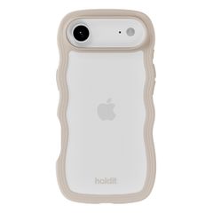 Holdit Coque Wavy Apple iPhone Air - Transparent / Light Beige