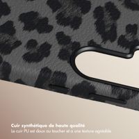 Selencia Coque Sabi imprimé panthère avec MagSafe Samsung Galaxy S26 - Midnight Black