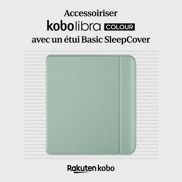 Kobo Etui de liseuse Basic SleepCover Kobo Libra Colour - Garden Green