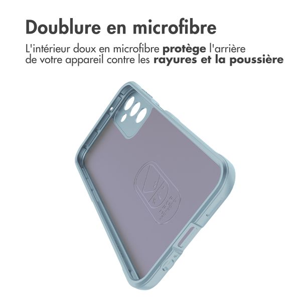 imoshion Coque arrière EasyGrip Samsung Galaxy A14 (5G/4G) - Bleu clair