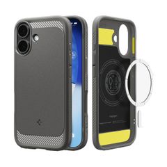 Spigen Coque Rugged Armor MagSafe Apple iPhone 17 - Grey