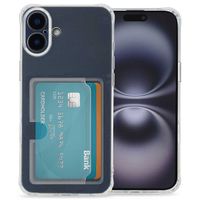 imoshion Coque silicone avec porte-cartes Apple iPhone 16 Plus - Transparent
