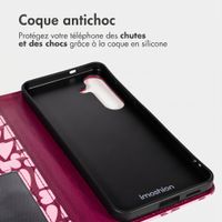 imoshion Étui de télephone portefeuille Design Samsung Galaxy S25 FE - Hearty Blush