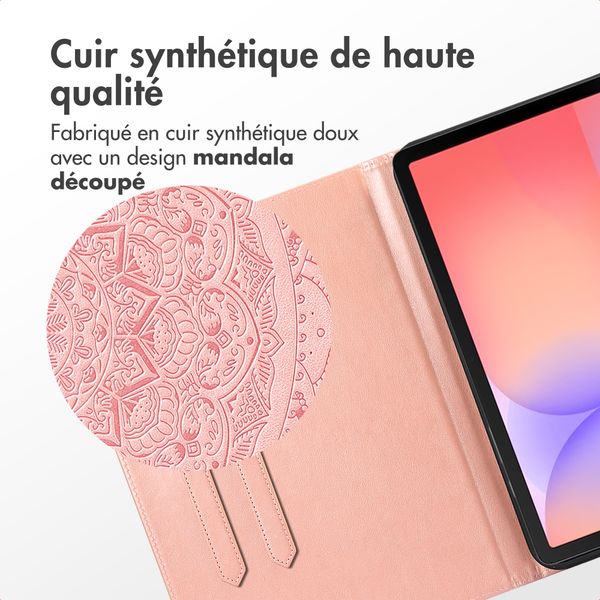 imoshion Coque tablette Samsung Galaxy Tab S9 11.0 pouces / S10 Lite / S10 FE / S9 FE 10.9 pouces - Rose Gold