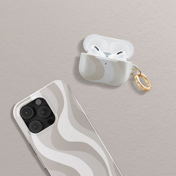 Selencia Coque Vivid Apple AirPods Pro - Desert Waves Beige