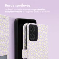 imoshion Étui de télephone portefeuille Design Motorola Moto G24 Power - White Daisy
