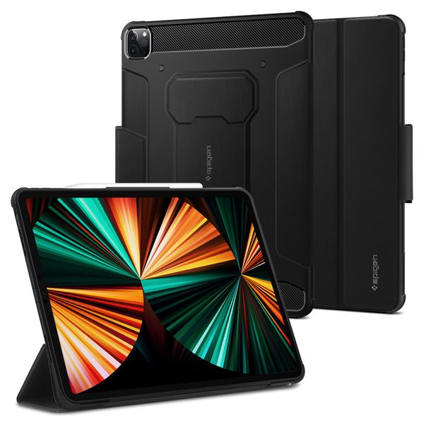 Spigen Coque tablette Rugged Armor Pro iPad Pro 12.9 (2022) / Pro 12.9 (2021) - Noir