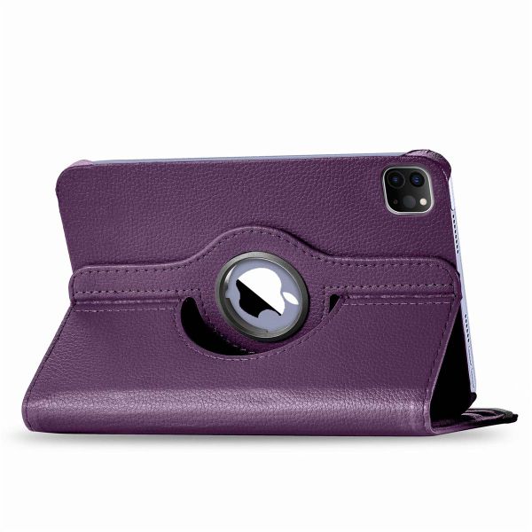 imoshion Coque tablette rotatif à 360° iPad Pro 12.9 (2022) / Pro 12.9 (2021) - Violet