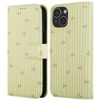 imoshion Étui de télephone portefeuille Design Apple iPhone 15 - Garden Stripes