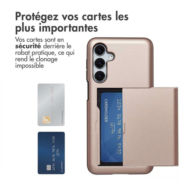 imoshion Coque arrière avec porte-cartes Samsung Galaxy A16 - Rose Doré