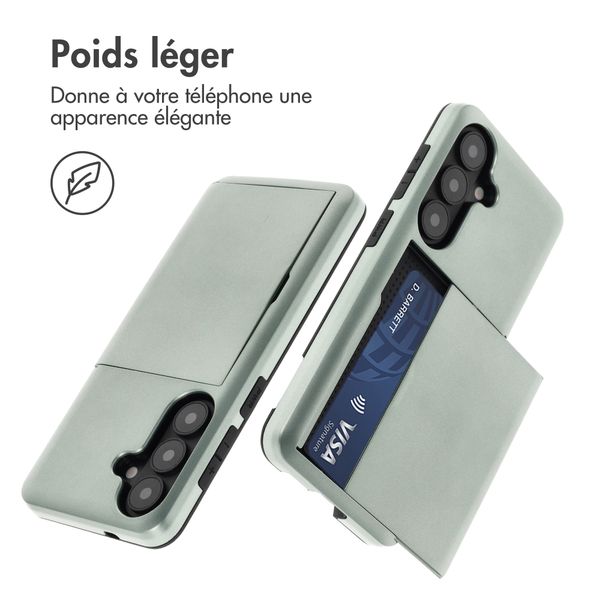 imoshion Coque arrière avec porte-cartes Samsung Galaxy S26 - Vert