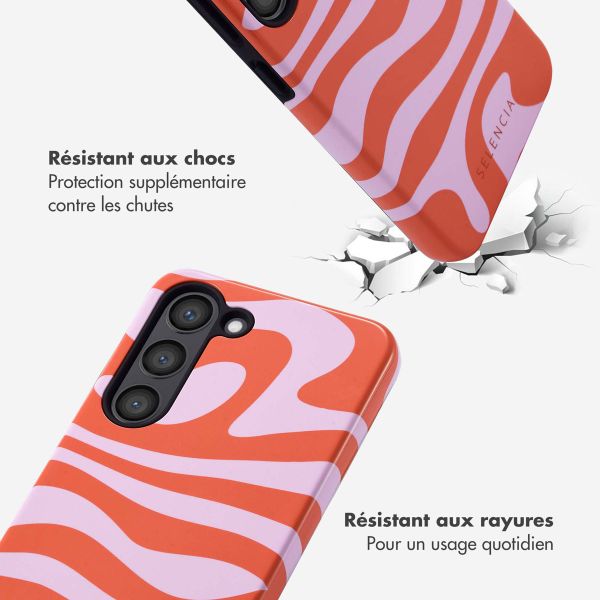 Selencia Coque arrière Vivid Samsung Galaxy S23 - Dream Swirl Pink