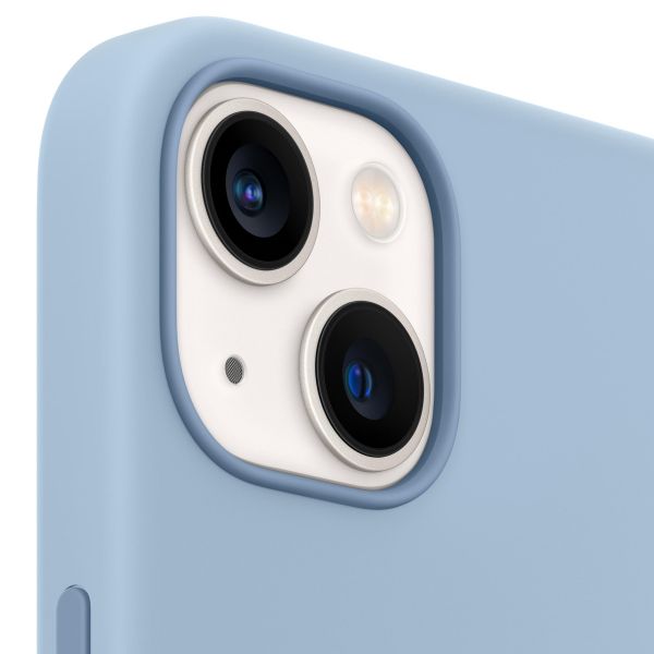 Apple Coque en silicone MagSafe Apple iPhone 13 Mini - Blue Fog
