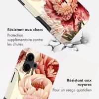 Selencia Coque arrière Vivid Apple iPhone 16 - Vintage Peony