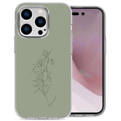 imoshion Coque Design Apple iPhone 14 Pro - Floral Green