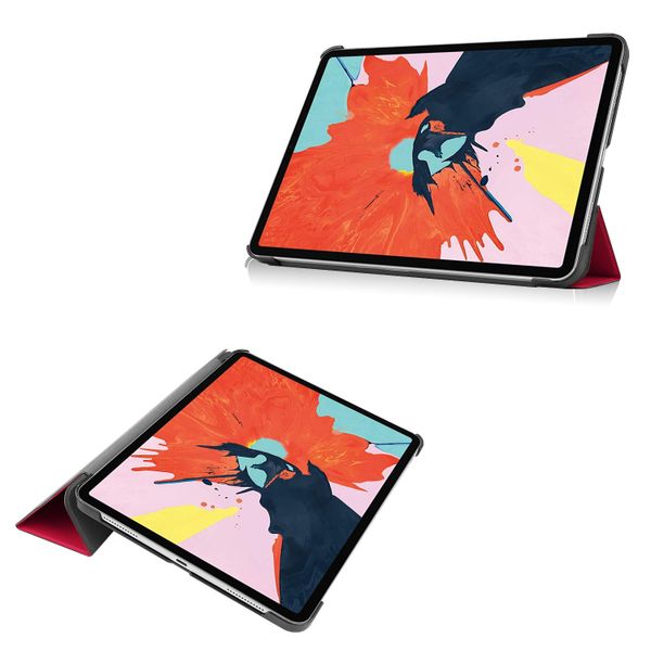 imoshion Coque tablette Trifold iPad Air 11 pouces (2024) M2 / Air 5 (2022) / Air 4 (2020) - Rouge