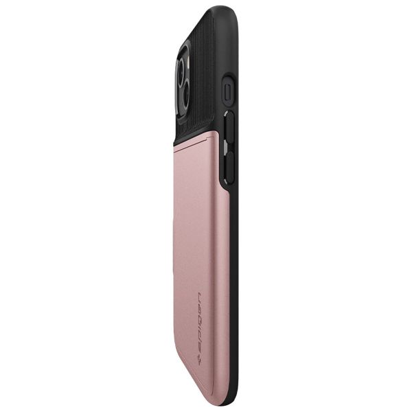 Spigen Coque Slim Armor CS iPhone 13 - Rose Dorée