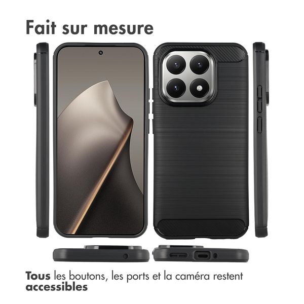 imoshion Coque Brushed Xiaomi 15T - Noir