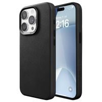 Woodcessories Coque Bio Leather MagSafe Apple iPhone 15 Pro - Noir