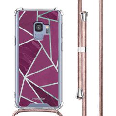 imoshion Coque Design avec cordon Samsung Galaxy S9 - Bordeaux Graphic