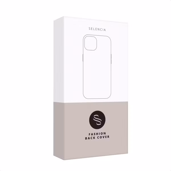 Selencia Coque Sabi imprimé panthère avec MagSafe Apple iPhone 17e / 16e - Soft Ivory