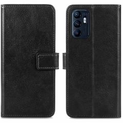 imoshion Étui de téléphone portefeuille Luxe Oppo Reno 6 5G - Noir