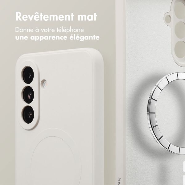 imoshion Coque Couleur avec MagSafe Samsung Galaxy A36 - Beige