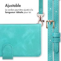 imoshion Etui de téléphone portefeuille avec cordon Google Pixel 9A - Turquoise