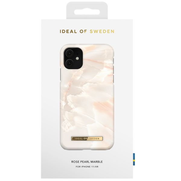 iDeal of Sweden Coque Fashion Apple iPhone 11 - Rose Pearl Marble