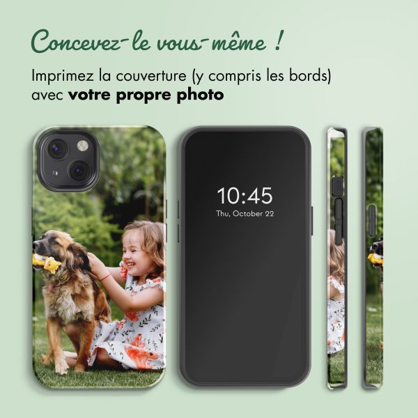 Concevez votre propre coque Tough avec MagSafe Apple iPhone 13 - Blanc