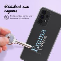 Coque avec votre propre photo et/ou texte Samsung Galaxy A53 - Naam