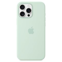 Apple Coque en silicone MagSafe iPhone 16 Pro Max - Aquamarine