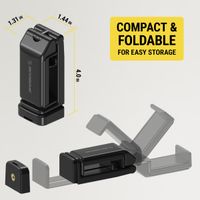 Scosche Travel Mount - Support téléphone – Réglable – À pince – Noir