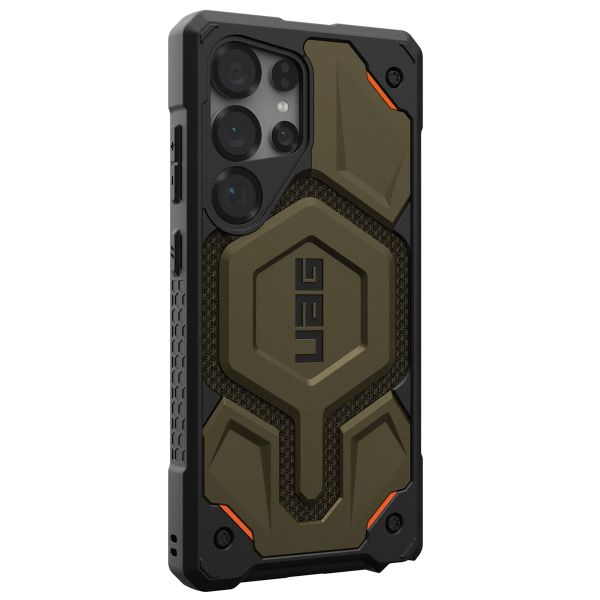 UAG Coque arrière Monarch Pro Samsung Galaxy S25 Ultra - Kevlar Element Green