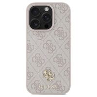 Guess Coque 4G Metal Logo MagSafe iPhone 16 Pro Max - Rose