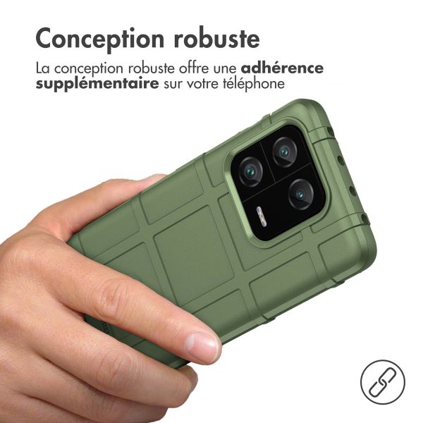 imoshion Coque Rugged Shield Xiaomi 13 Pro - Vert foncé