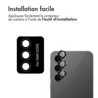 imoshion Protection d'objectif d'appareil photo (pack de 2) pour Samsung Galaxy S25 FE - Noir
