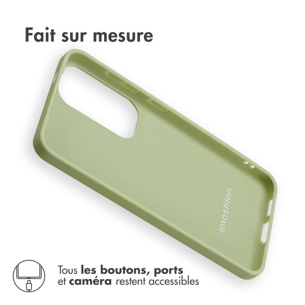 imoshion Coque Couleur Samsung Galaxy S25 - Olive Green